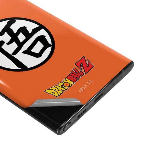 Dragon Ball Z Goku Iconic Kanji Symbol Galaxy Note 10 Skin